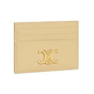 [명품] 카드 홀더 트리옹프 샤이니 카프스킨 스프링 옐로우 10L833 V 11SS
