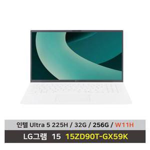 LG전자 2025 그램 15 15ZD90T-GX59K SSD 256G+Win11설치+무선마우스+패드 KW