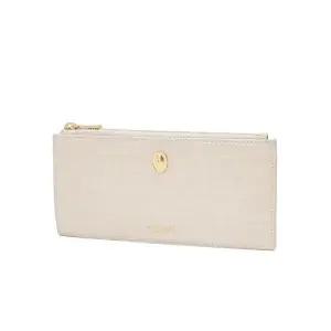 [롯데백화점]질스튜어트 [선물포장+쇼핑백]AVENUE 아이보리 크로커 엠보 가죽 슬림 장지갑 JAWA5F814I2