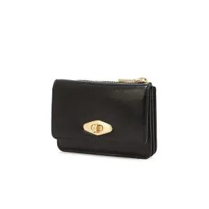 [롯데백화점]질스튜어트 [SOHO] 블랙 락장식 소가죽 명함/카드지갑 JAWA5F601BK