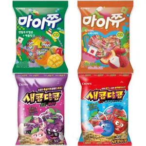 크라운 마이쮸 새콤달콤 대용량 필로우 2개