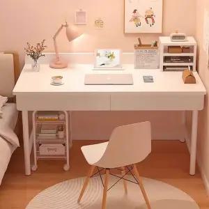 원목 미니책상 자취방 데스크 엔틱 테이블 침실 가정용 탁자 80cm