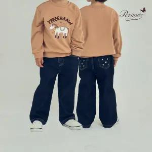 [보리보리/페리미츠]원워싱 일자 데님팬츠(P2533Q220_11)