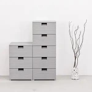 국내제작 튼튼한 홈클로젯 패턴 3단 5단 서랍장 플라스틱 서랍장