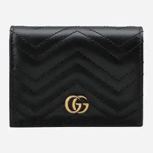 구찌 5F 466492 DTD1T 1000 GG 마몬트 카드 지갑 블랙