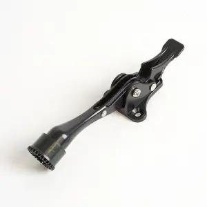 원터치 페달식 도어스토퍼 말굽(블랙)/현관문/도어/스토퍼/말발굽/문말발굽/무타공/스톱퍼/고정/현관/말굽