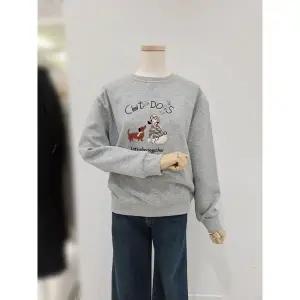 갤러리아 [SOUP] 강아지 캐릭터 맨투맨 티셔츠 SBALT80