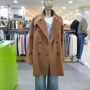 시슬리/애플아울렛/루즈핏 더블 하프 코트 SACTC8561