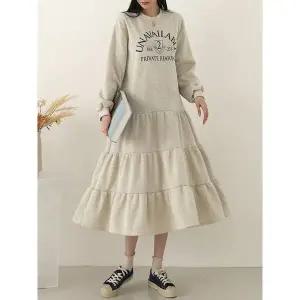 [시크루즈]랑바 기모 프린팅 캉캉 롱 원피스 BDOP095_P407920148