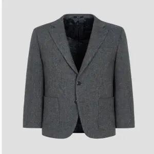 [갤럭시라이프스타일](GC5X11M17P) 25FW 윈터 울 멀티 헤링본 인퀼팅 재킷 - 블루