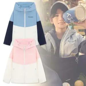 [롯데백화점]디스커버리익스페디션 키즈 컬러 블록 바람막이 DKWJ11034