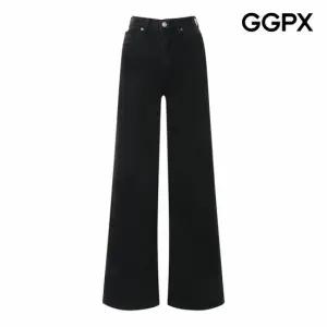 [GGPX] 세미 와이드 블랙진 팬츠 (GP9PT010B)