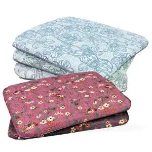 라텍스 사각 플라워방석 의자 소파 사무실 논슬립 방석