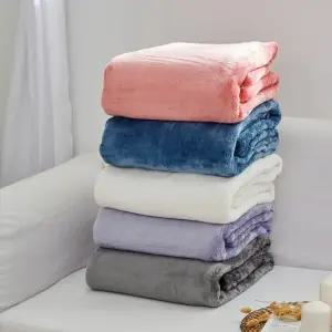 더베딩샵 밍크담요 이불 두꺼운 극세사 양털 캠핑러그 150x200