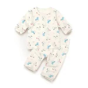 오가닉 신생아 여름 7부 유아내의 구름하트말