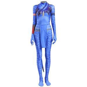 아바타 튬 할로윈 프레 블루 블루엘프 점프수트 연극 수어사이드스쿼드 파티의상