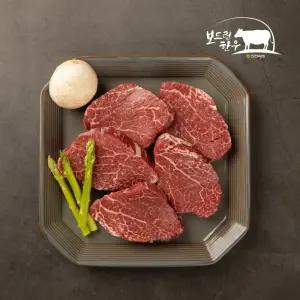 [원픽파머스] 축협 안심 미경산 한우 풍부한육즙 한우 소고기 1+ 국거리 600g