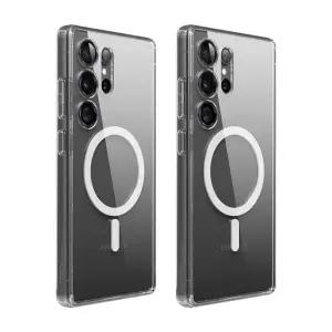 [1+1] 엘라고 갤럭시 S25 플러스 울트라 맥세이프 하이브리드 투명 케이스