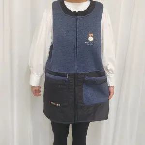 네꼬클럽 앗뜨거앞치마 기모 누빔 겨울 김장 데일리 앞치마