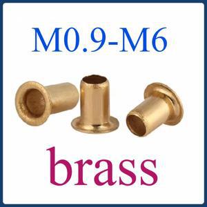 M0.9 M1.3 M2 M3 M4 M5 M6 황동 구리 단일 튜브  관형 리벳 전자 부품 하드웨어