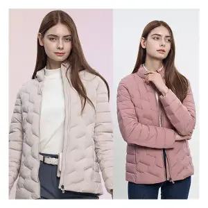 이지바이 러블리 여성 웰론 패딩자켓 등산 아웃도어 경량 점퍼AB23JK018W