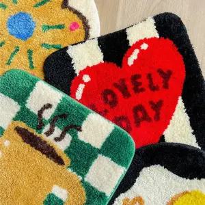 스킬자수 방석 키치 레트로