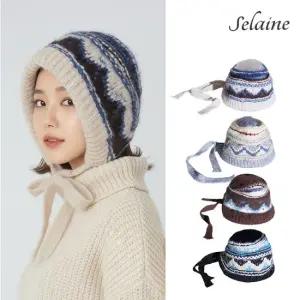 로코엘라 빌리 노르딕 패턴 니트 비니 털모자