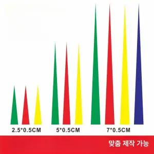 압력계 스티커 식별 마크 압력 포인터 표시 게이지 반사 그린 측정 라벨 눈금 지시 반원