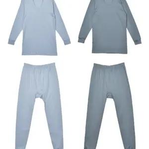 (BYC) 면 100 남성 내의 상하 세트내의 잠옷 내복 하의내의 겨울 다용도 선물 남자 이너 언더웨어