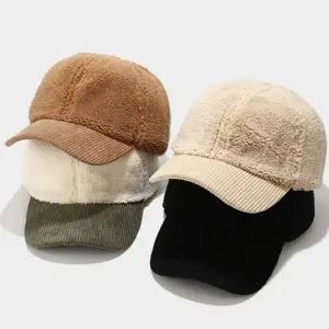 여성 겨울 볼캡 뽀글이 방한 양털 여자 털 볼캡 캐주얼