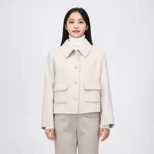 [케네스레이디][BYLYNN]플랩포켓 울캐시 숏 자켓 EGHJOK9900