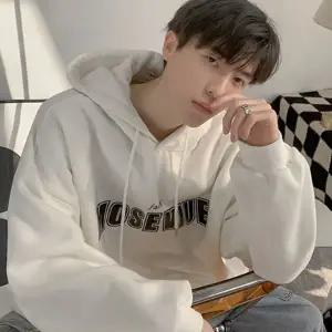 남성 오버핏 후드 티 루즈핏 스트릿 맨투맨 남자 기모 후드 티 데일리 가을 겨울