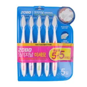 2080덴탈클리닉 오리지날 미세모 칫솔 10입/부드러운칫솔/켄트칫솔/오랄비칫솔/잇몸치약/페리오칫솔/미세모