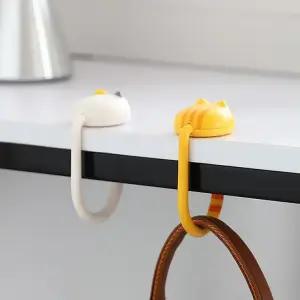 백팩 2개 테이블 고양이 가방걸이 행거 캐릭터 책상