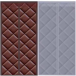 자흡성 면 커튼 커튼 단열 막이 보온 방풍 방음 가정용 겨울 방한