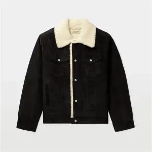 메종키츠네 셰르파 코듀로이 남녀공용 트러커 자켓 DM02213WW5001 BK