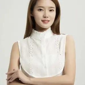 레이스셔츠 차이나 페이크 카라 레이스카라 DO