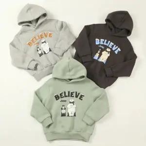 [롯데백화점]지프 기모 펭귄 곰 후드티셔츠  KP4THU094