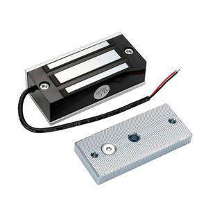 전기 마그네틱 잠금 장치 60KG 130LBS 고정력 전자석 12V 고장 안전 NC 모드 단일 도어 접근 제어 시스템