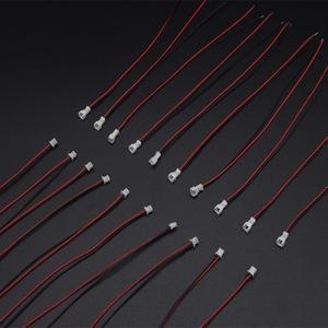 마이크로 미니 소형 JST 수 암 플매트 카펫 러그 와이어 커넥터 전기 길이 150mm 28AWG 1.25mm 2 핀 10 쌍