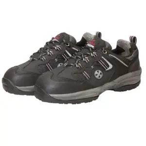 안전 작업화 블랙 논슬립 근무화 산업화 운동화 신발 (WFJ4Y89)