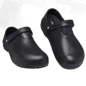 방수 주방 신발 조리화 식당화 블랙 주방화 안전 주방용 안전화 (WFJ4YC1)