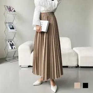 주름 롱 치마 선물 데이트 여친룩 미니 캐쥬얼치마 (WFJPUNE)