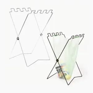 캠핑 쓰레기 봉투걸이 분리수거함 거치대 블랙 (WFJPVFC)