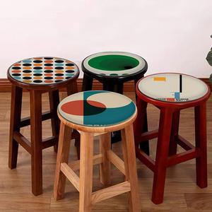 바우하우스 현대 추상 기하학 유럽 좌석 쿠션 사무실 식사 의자 매트 방지 소파 정원 패드 스폰지 야외 미끄럼