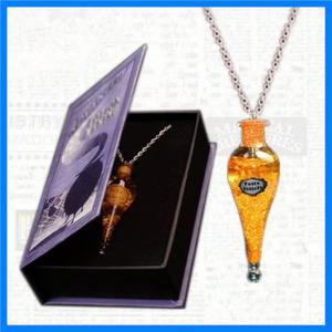 고급 물약 만들기 책 선물 상자가있는 펠릭스 Felicis 물약 마법의 액체 행운 물약 병 홈 매달려 장식품