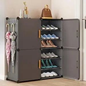 플라스틱 장 간이 조립식 조립 캐비닛 보관함