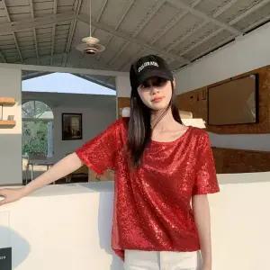 스팽글 댄스복 여성 무대의상 반짝이 골드 라틴 힙합