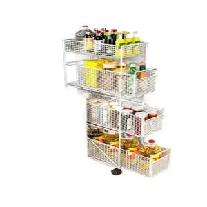 틈새 수납장 주방 수납 그릇장 서랍형 선반 홈카페 키큰