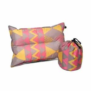 TC 자충식 에어베개 에스닉 백패킹 베게 레드